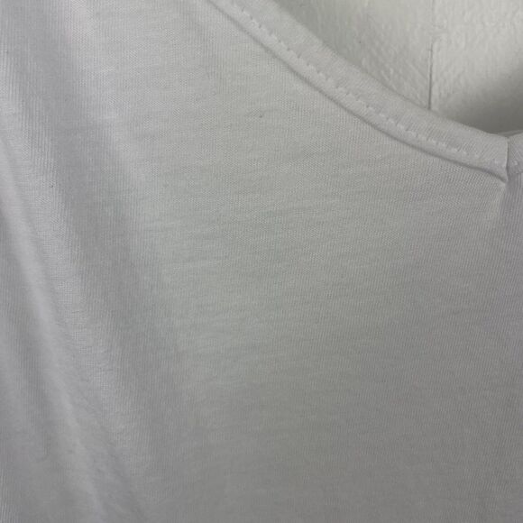 Revolve LA Made Micromodal Supima Cotton White Athleisure Active Tank Top Sz XS - Picture 5 of 8